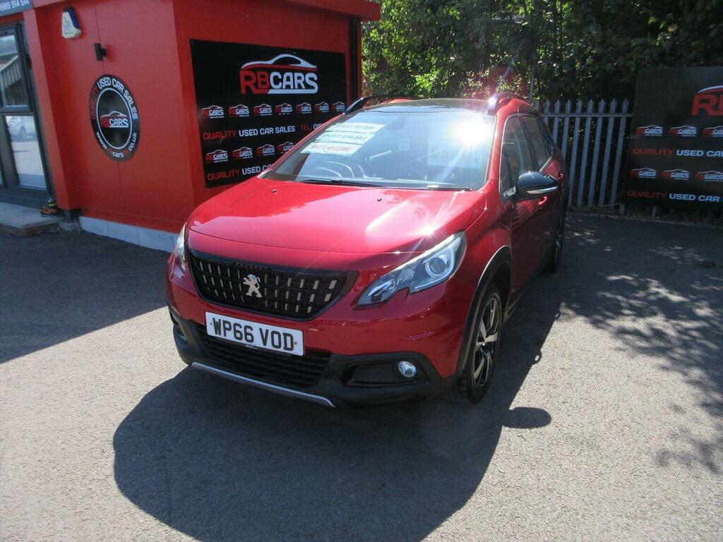 Peugeot 2008 1.2 Puretech Gt Line Euro 6 Ss WP66VOD Red #3