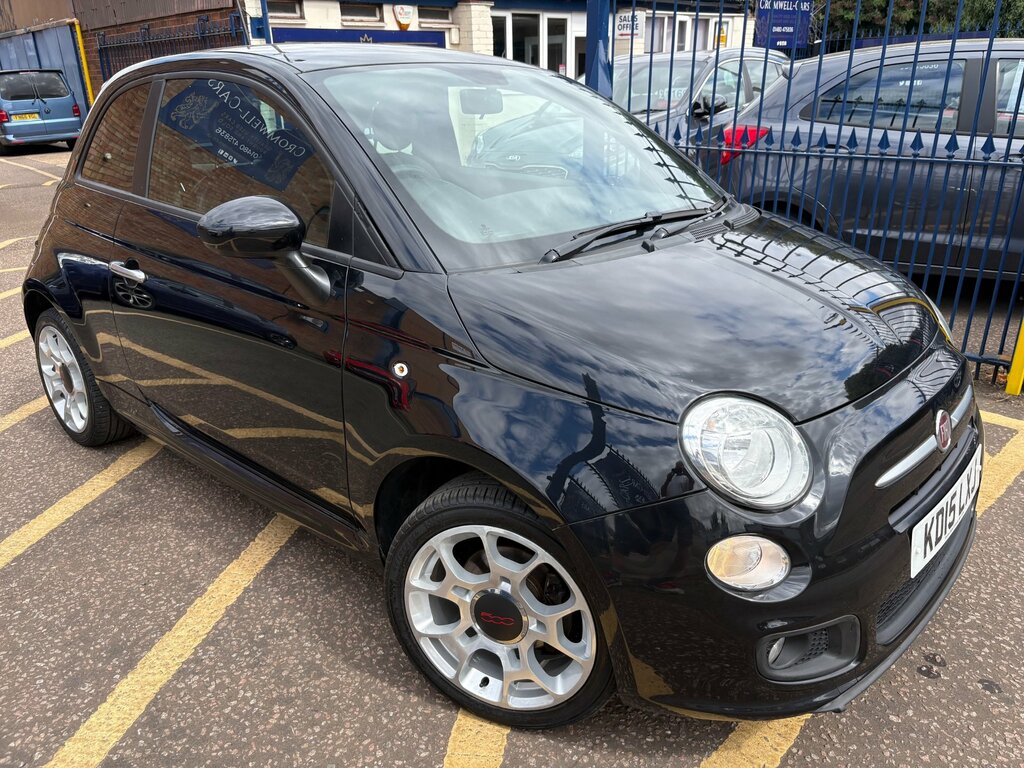 Fiat 500 1.2 S Hatchback Euro 6 Ss 69 KD15LXJ Black