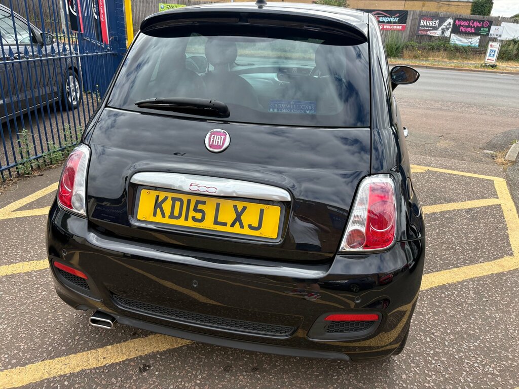 Fiat 500 1.2 S Hatchback Euro 6 Ss 69 KD15LXJ Black #4