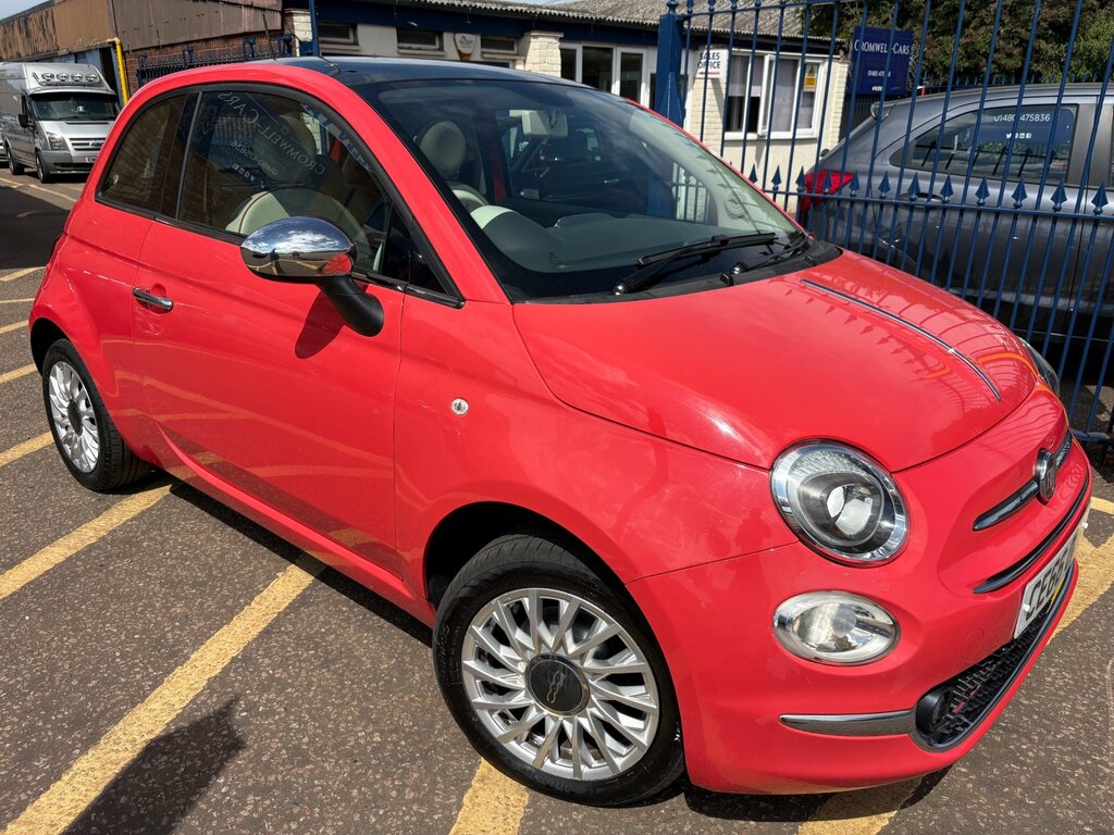 Fiat 500 66 Plate 1.2 Lounge Hatchback - Reserved CE66OXV Pink