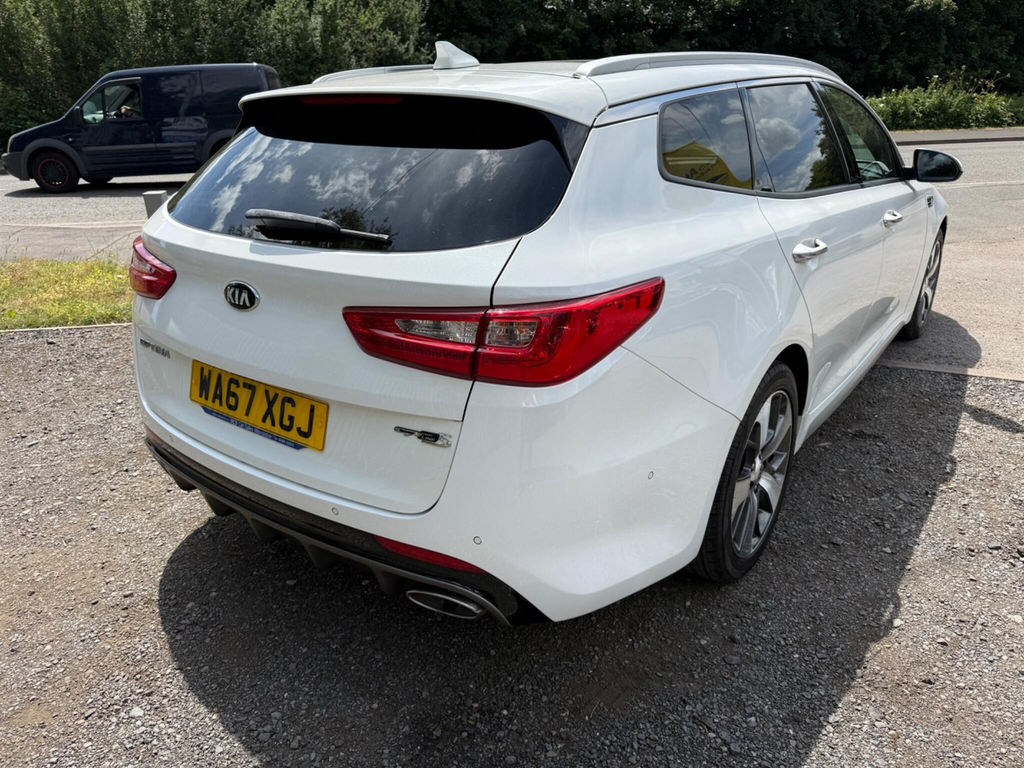 Kia Optima 1.7 Crdi Gt-line S Sportswagon Dct Euro 6 Ss White #3