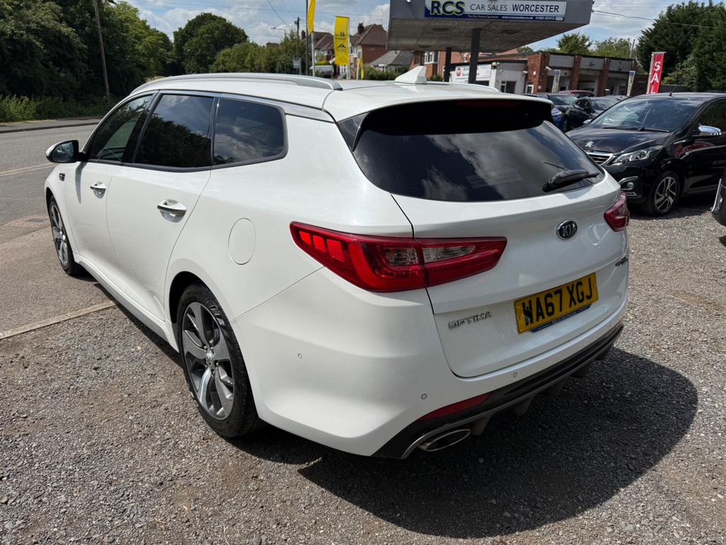 Kia Optima 1.7 Crdi Gt-line S Sportswagon Dct Euro 6 Ss White #5