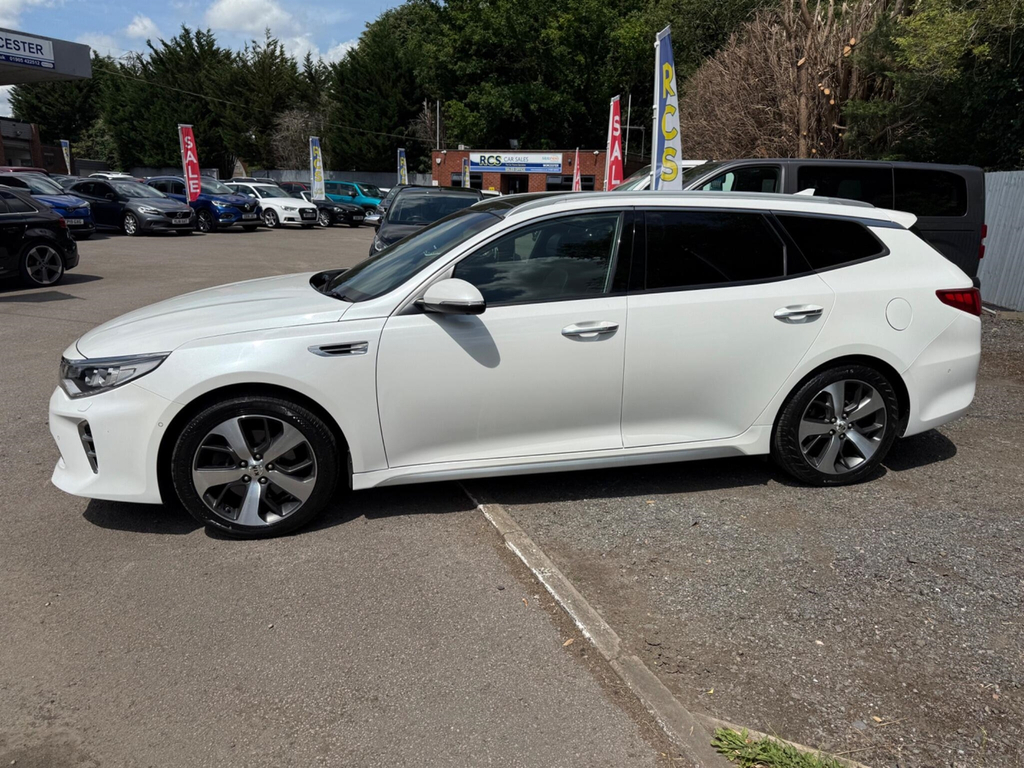 Kia Optima 1.7 Crdi Gt-line S Sportswagon Dct Euro 6 Ss White #6
