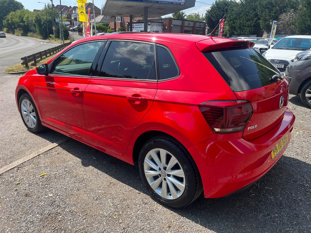 Volkswagen Polo 1.0 Evo Match Euro 6 Ss VK70YBD Red #5
