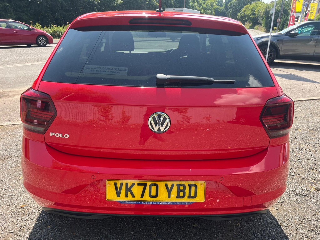 Volkswagen Polo 1.0 Evo Match Euro 6 Ss VK70YBD Red #6
