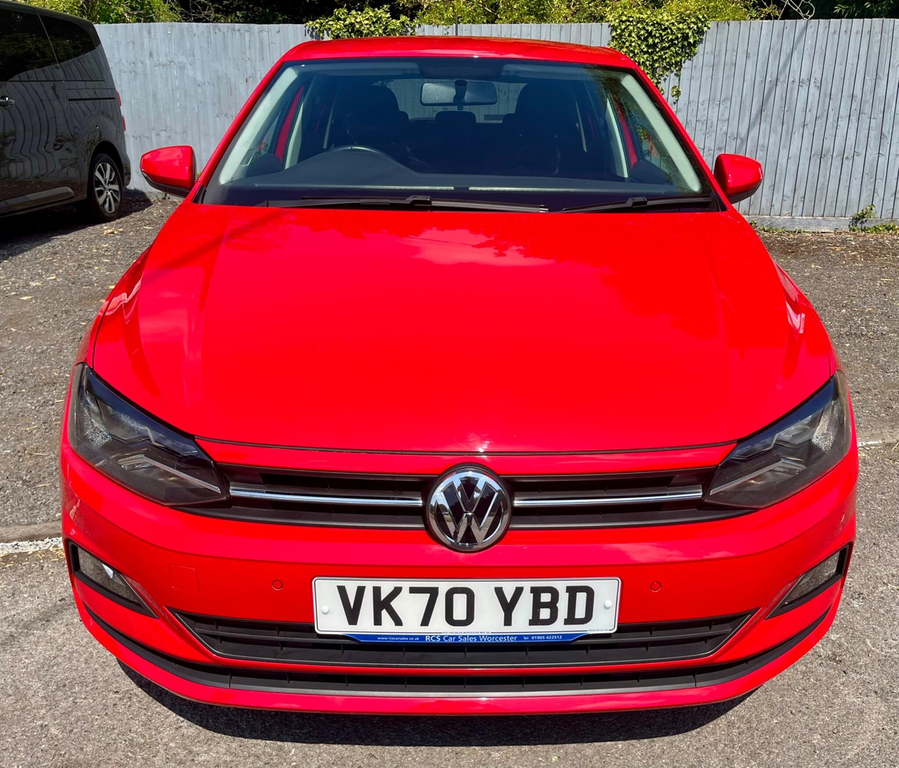 Volkswagen Polo 1.0 Evo Match Euro 6 Ss VK70YBD Red #2