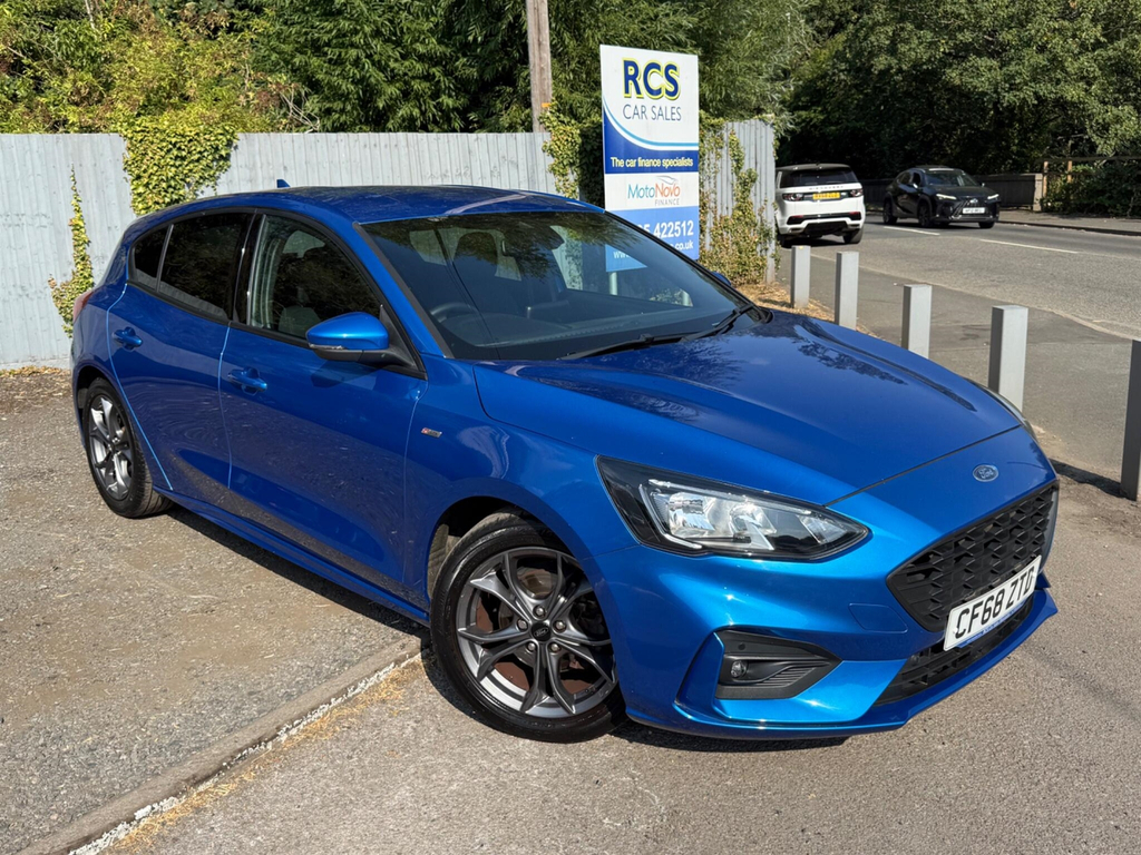 Ford Focus 1.0T Ecoboost St-line Euro 6 Ss CF68ZTD Blue