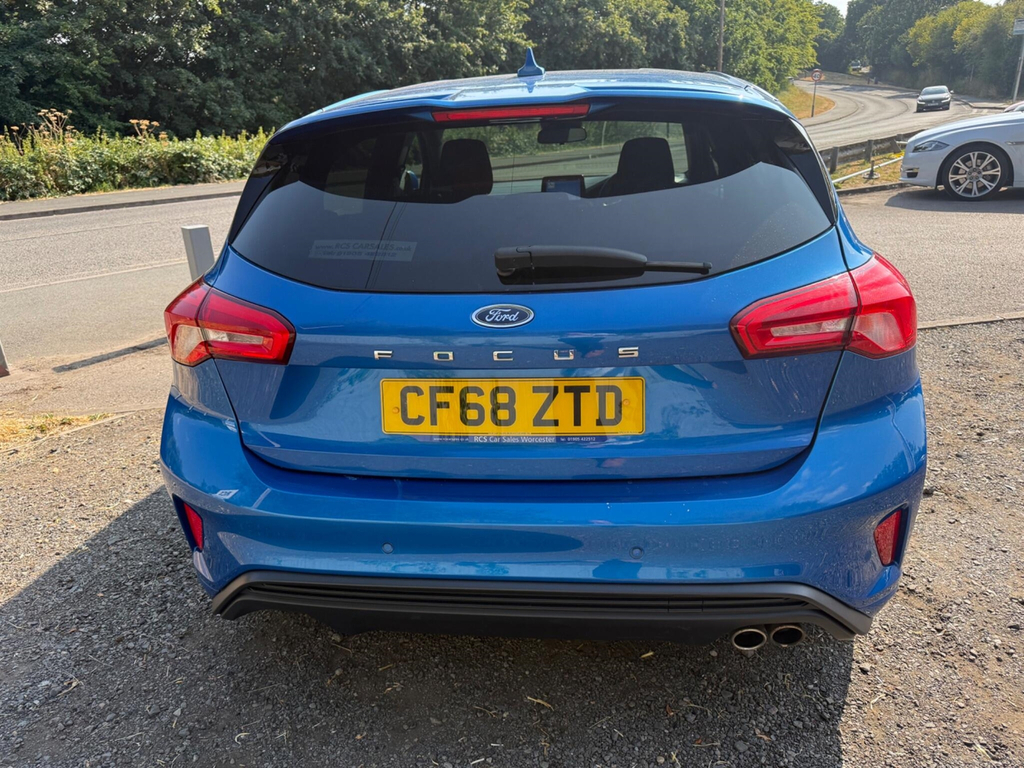 Ford Focus 1.0T Ecoboost St-line Euro 6 Ss CF68ZTD Blue #4
