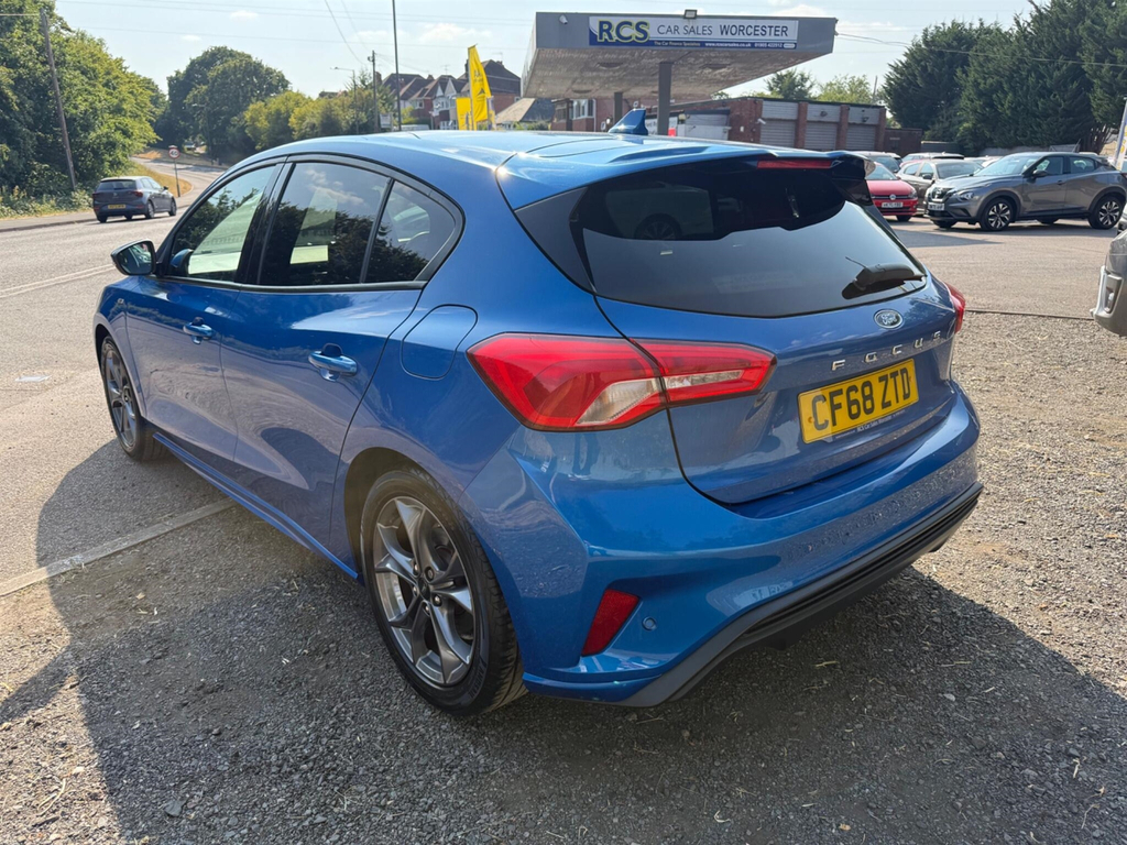 Ford Focus 1.0T Ecoboost St-line Euro 6 Ss CF68ZTD Blue #5