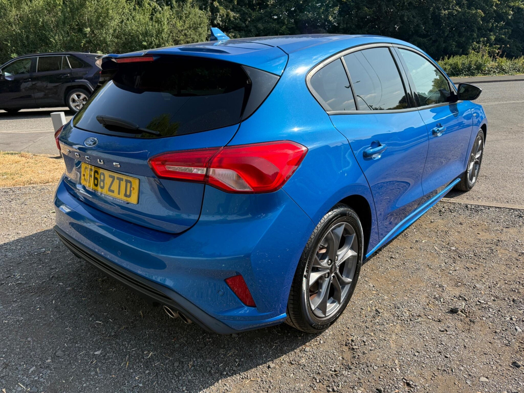 Ford Focus 1.0T Ecoboost St-line Euro 6 Ss CF68ZTD Blue #3