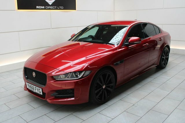 Jaguar XE Saloon YH68FYG Red #5