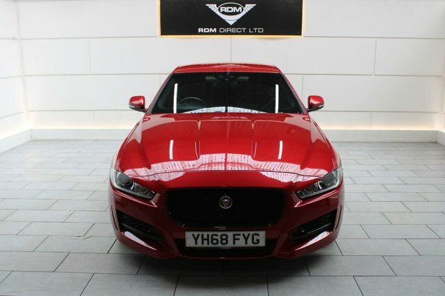 Jaguar XE Saloon YH68FYG Red #2