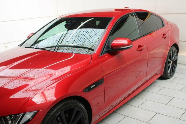 Jaguar XE Saloon YH68FYG Red #4