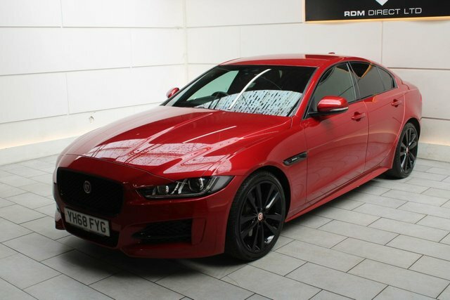 Jaguar XE Saloon YH68FYG Red #3