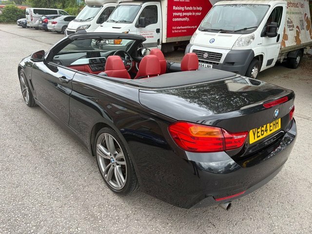 BMW 4 Series Convertible Black #3
