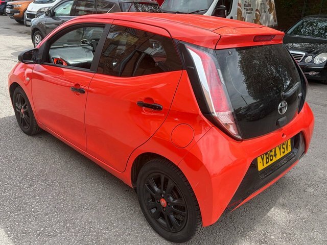 Toyota Aygo Hatchback YB64YSV Orange #3