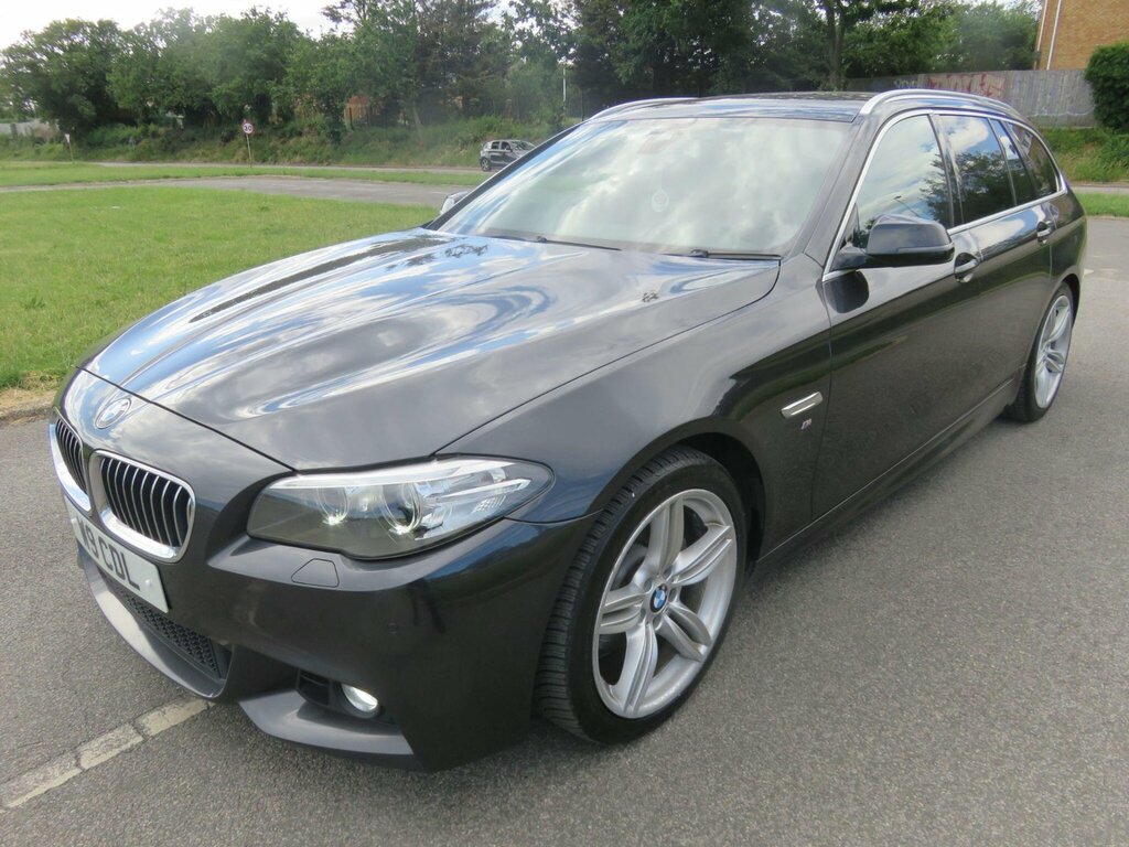 BMW 5 Series 2.0 520D M Sport Touring Euro 6 Ss Grey #3