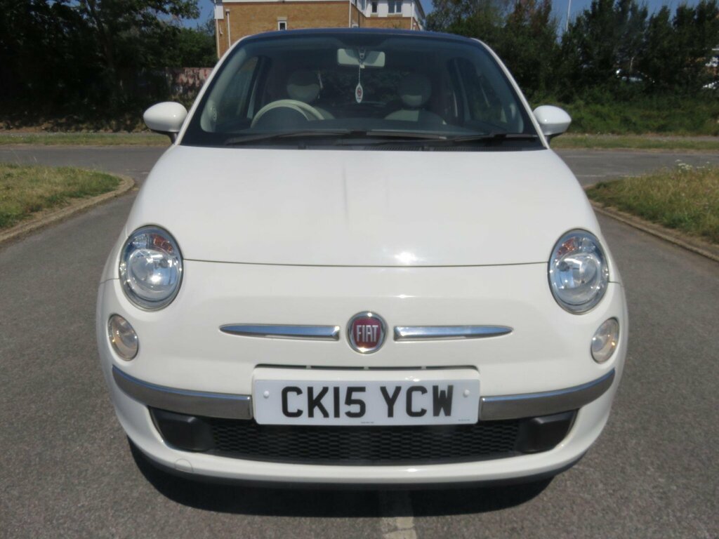 Fiat 500 1.2 Lounge Dualogic Euro 6 Ss White #6