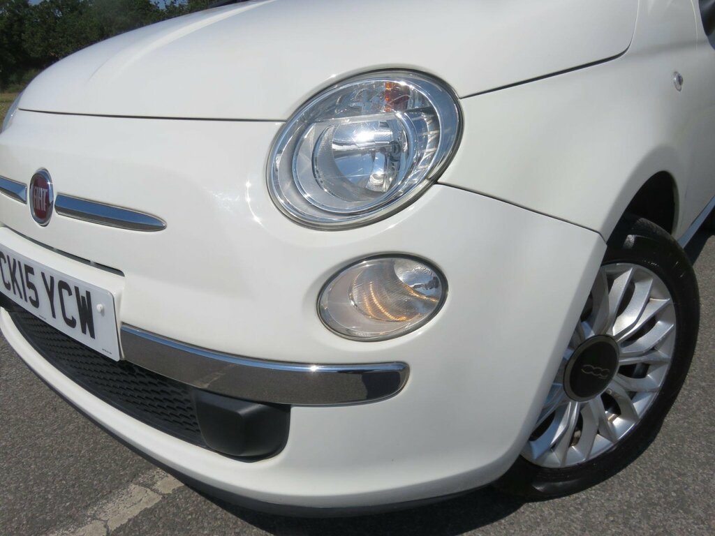 Fiat 500 1.2 Lounge Dualogic Euro 6 Ss White #4