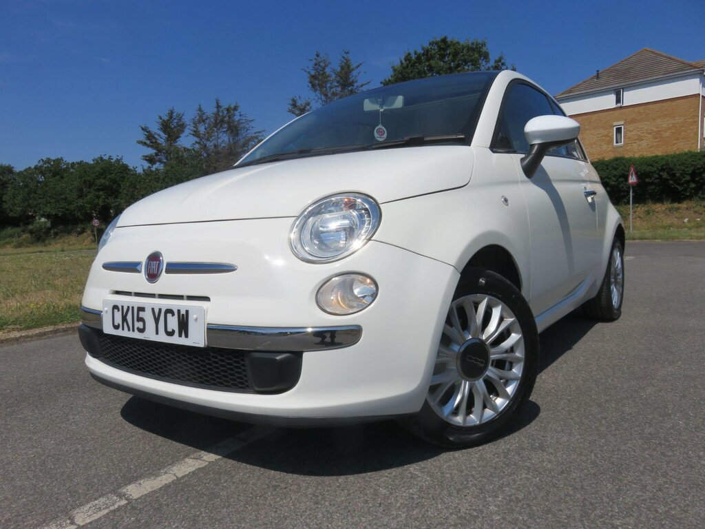 Fiat 500 1.2 Lounge Dualogic Euro 6 Ss White #2