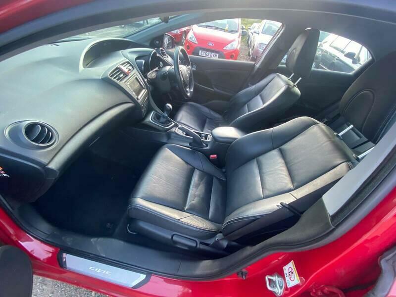Honda Civic Ex Red #6
