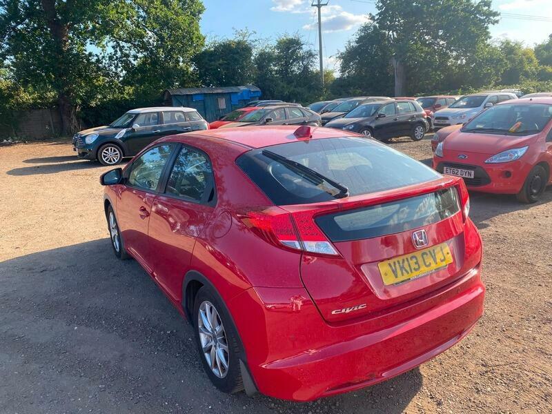 Honda Civic Ex Red #3