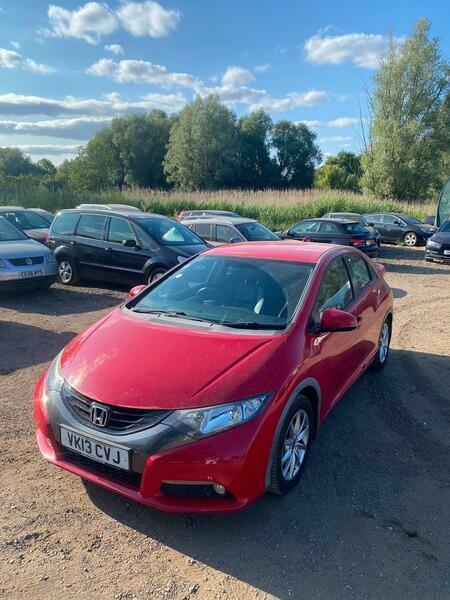 Honda Civic Ex Red #2