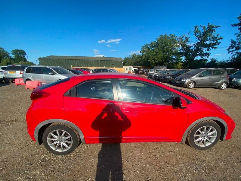 Honda Civic Ex Red #4