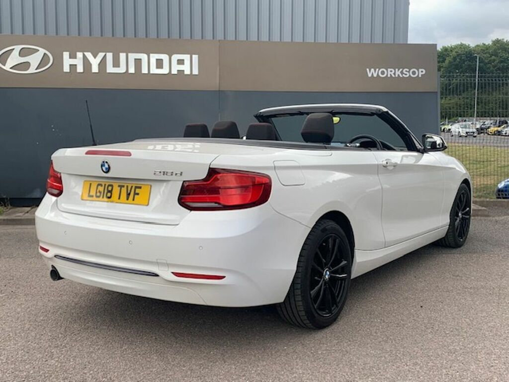 BMW 2 Series 218D Sport Nav Step LG18TVF White #6
