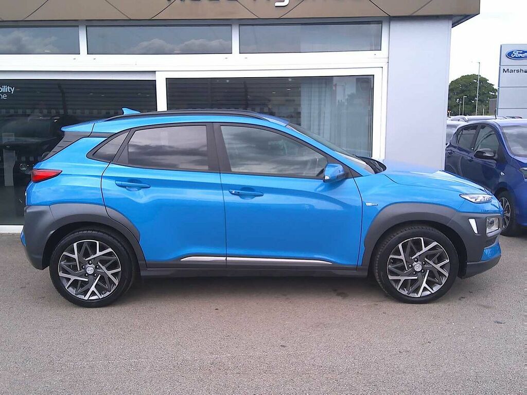 Hyundai Kona 1.6 Gdi Hybrid Premium Se Dct Blue #4