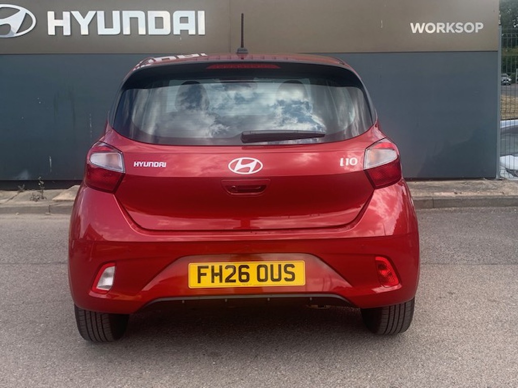 Hyundai I10 1.0 63 Advance Nav FH26OUS Red #4