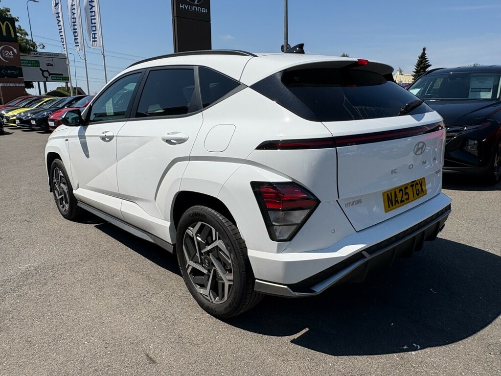 Hyundai Kona N Line Hybrid 1.6 T-gdi Hev 129Ps White #2