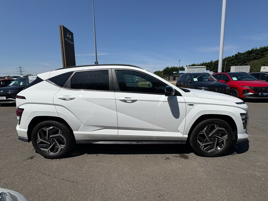Hyundai Kona N Line Hybrid 1.6 T-gdi Hev 129Ps White #3