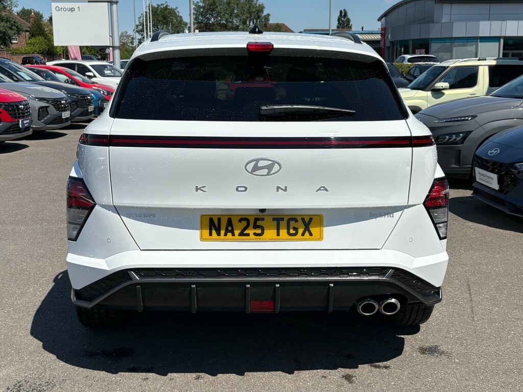 Hyundai Kona N Line Hybrid 1.6 T-gdi Hev 129Ps White #6