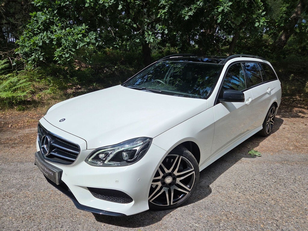 Mercedes-Benz E Class 2.0 E220d Amg Line Estate G-tronic Eur White #10