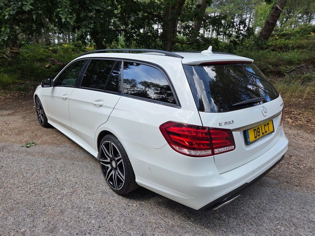 Mercedes-Benz E Class 2.0 E220d Amg Line Estate G-tronic Eur White #15