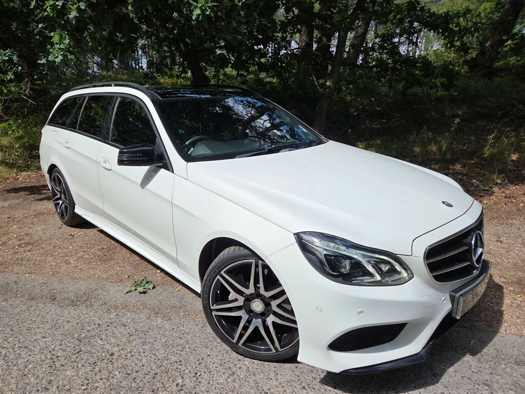 Mercedes-Benz E Class 3.0 V6 Bluetec Amg Night Edition Premium G-troni White #4