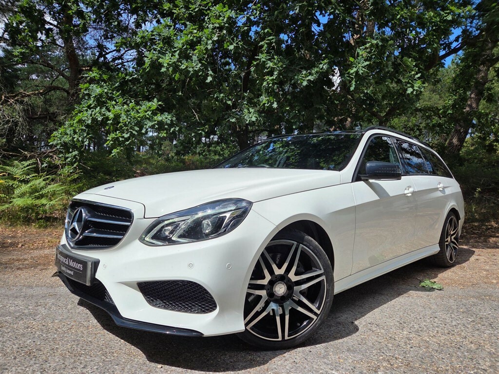 Mercedes-Benz E Class 2.0 E220d Amg Line Estate G-tronic Eur White #9