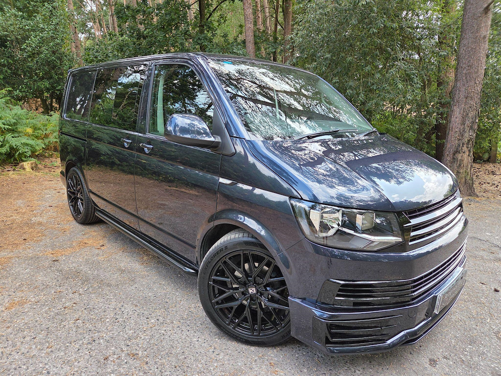 Volkswagen Transporter 2.0 Tdi T30 Bluemotion Tech Highline Kombi Dsg Fwd Blue #4