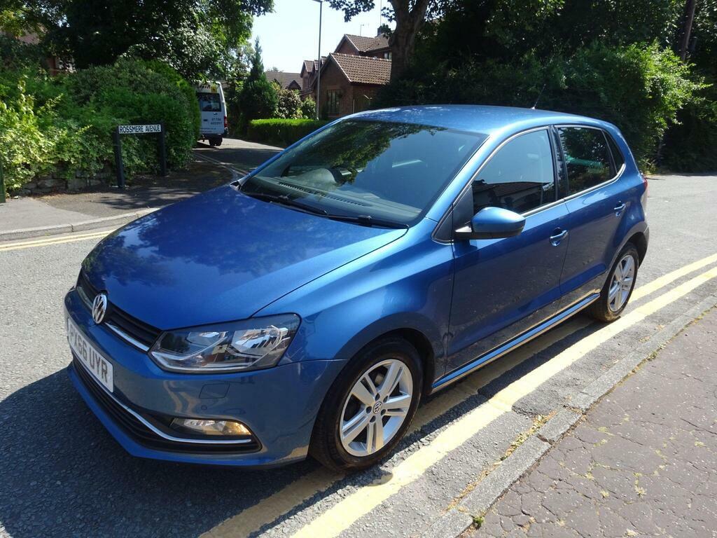 Volkswagen Polo 1.2 Tsi Bluemotion Tech Match Euro 6 S S PX66UYR Blue #3