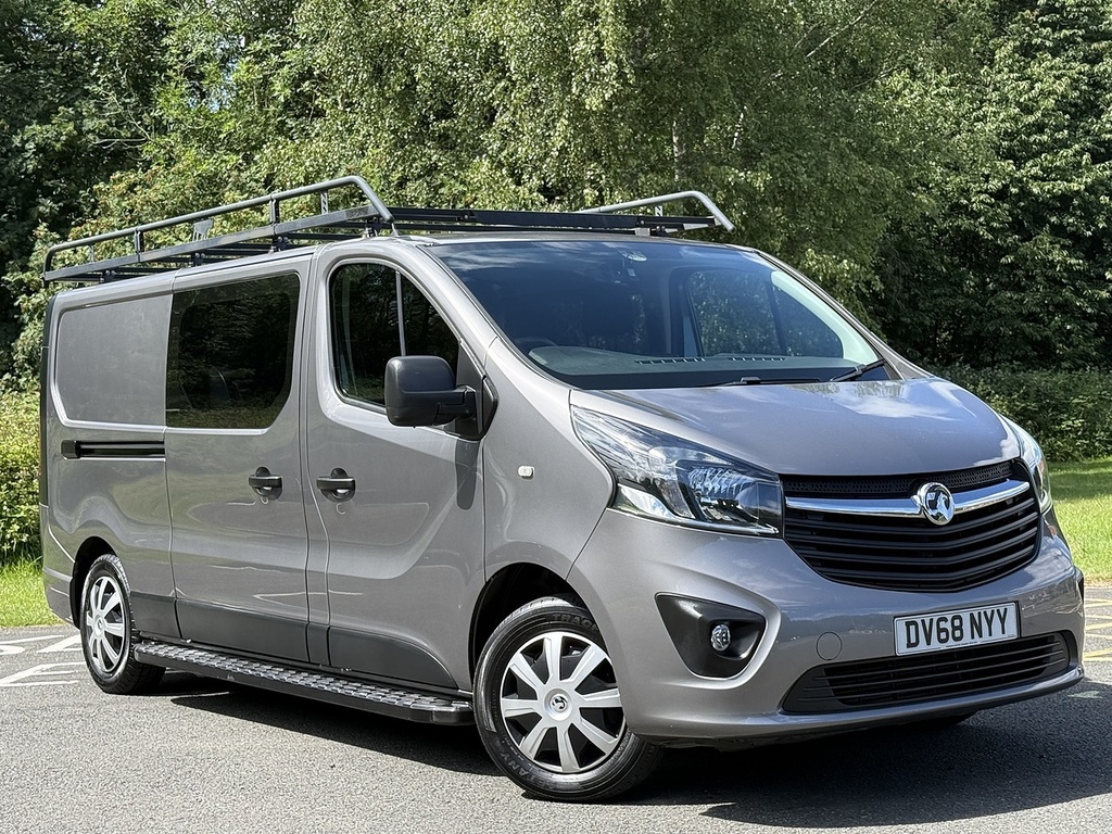 Vauxhall Vivaro 1.6 Cdti 2900 Sportive Crew Van Double Cab Die Grey