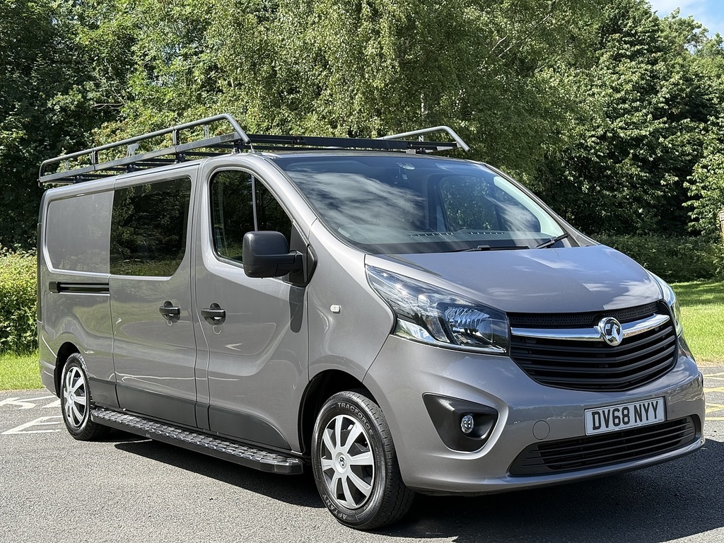 Vauxhall Vivaro 1.6 Cdti 2900 Sportive Crew Van Double Cab Die DV68NYY Grey #5