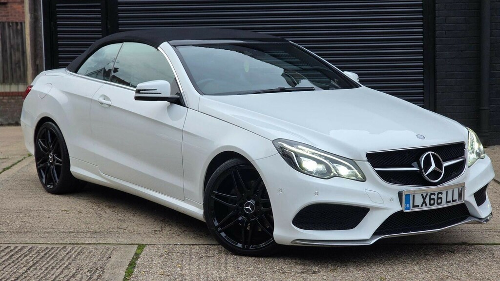 Mercedes-Benz E Class 2.1 E220d Amg Line Edition Cabriolet G-tronic Eur White