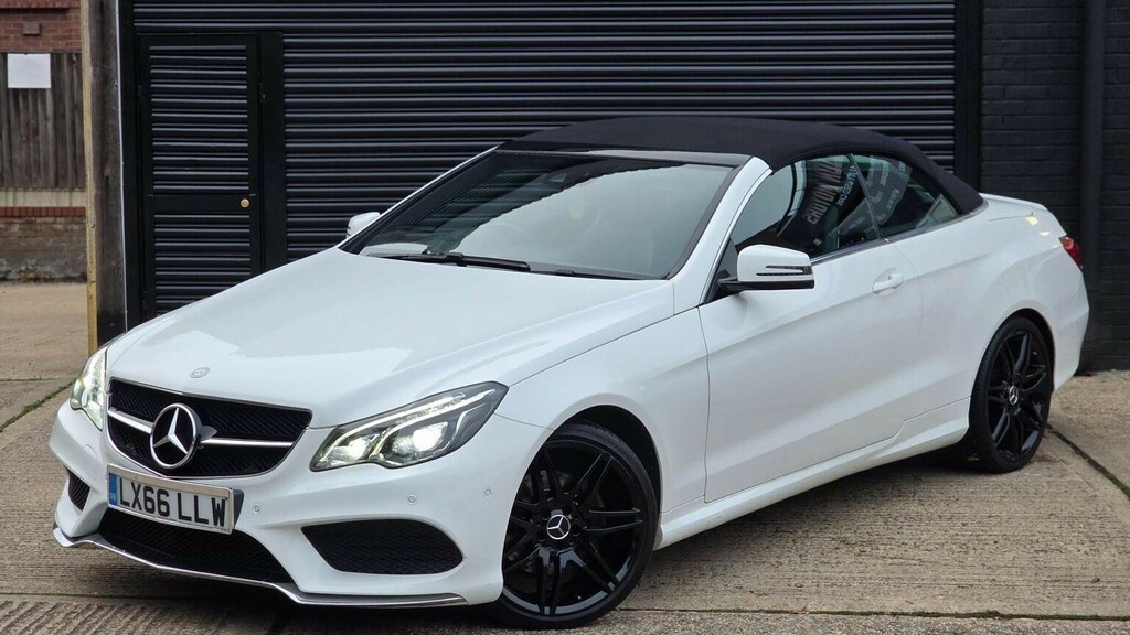 Mercedes-Benz E Class 2.1 E220d Amg Line Edition Cabriolet G-tronic Eur White #2