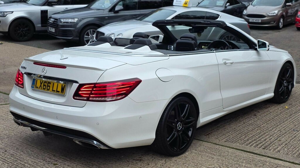 Mercedes-Benz E Class 2.1 E220d Amg Line Edition Cabriolet G-tronic Eur White #6