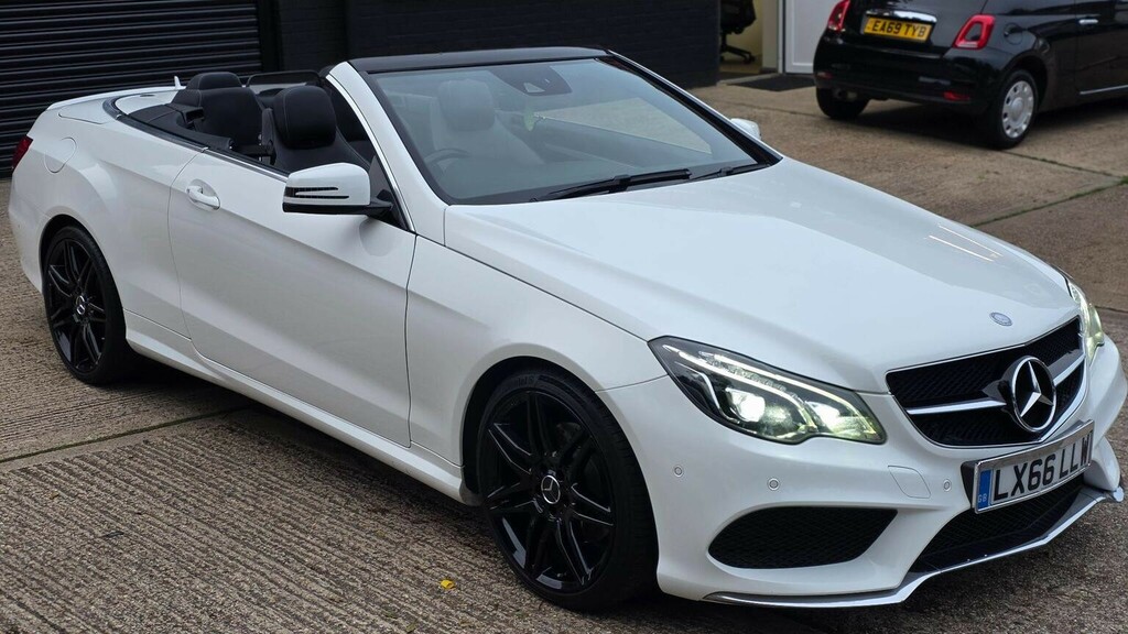 Mercedes-Benz E Class 2.1 E220d Amg Line Edition Cabriolet G-tronic Eur White #4