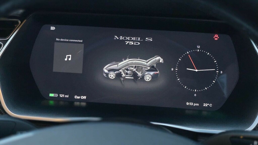 Tesla Model S 75D Dual Motor 4Wd Red #22