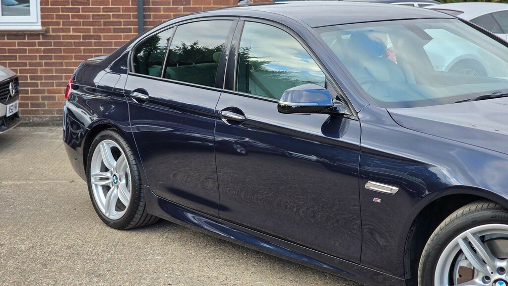 BMW 5 Series 520D Se White #9