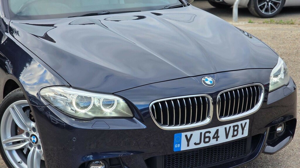 BMW 5 Series 520D Se White #10