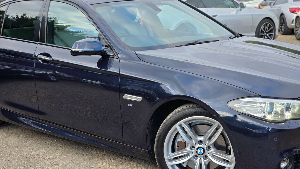 BMW 5 Series 520D Se White #8
